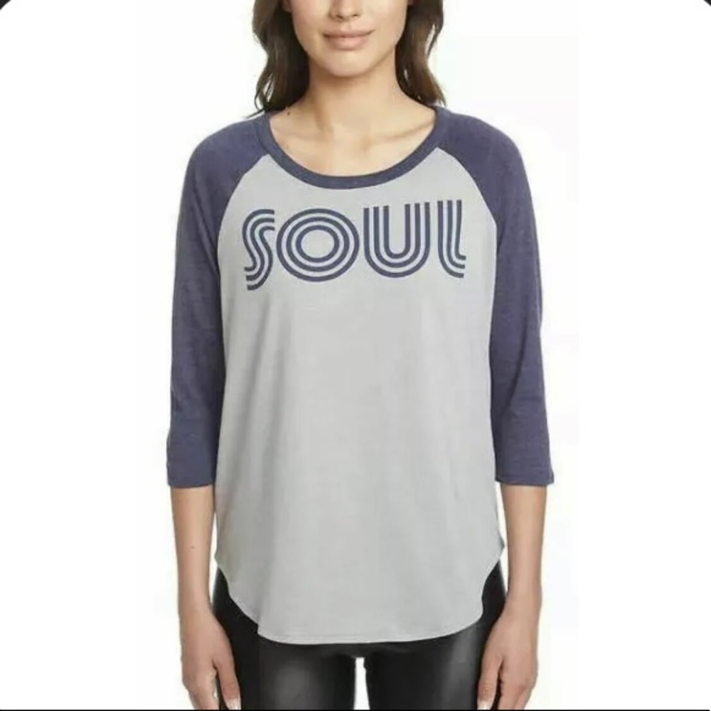 NWT! Chaser Baseball Tee SOUL 3/4 sleeve size Large